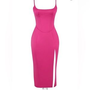 Barbie pink corset style dress